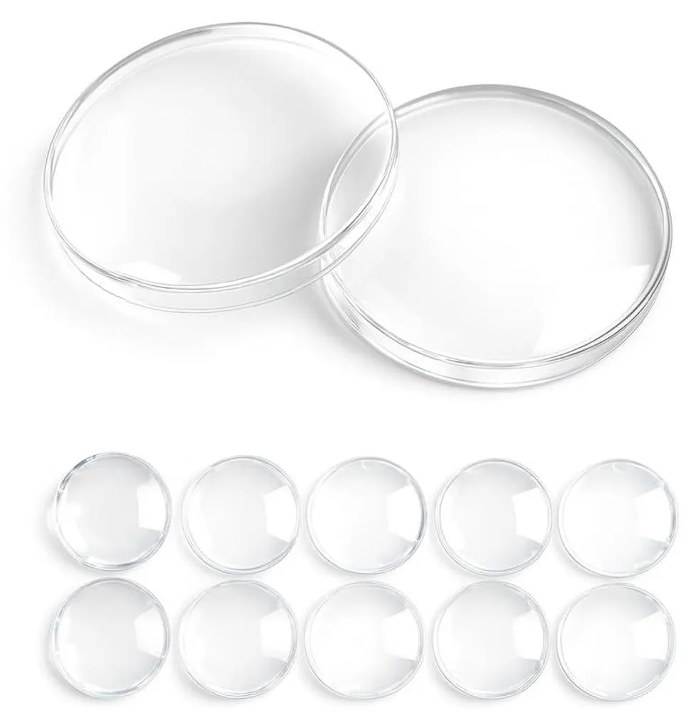 Lot de 12 amortisseurs de porte muraux discrets en silicone de 40 mm