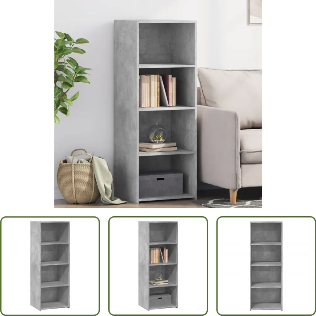 Offerta Credenza Cemento Grigio 45x41x124 cm - Legno Multistrato