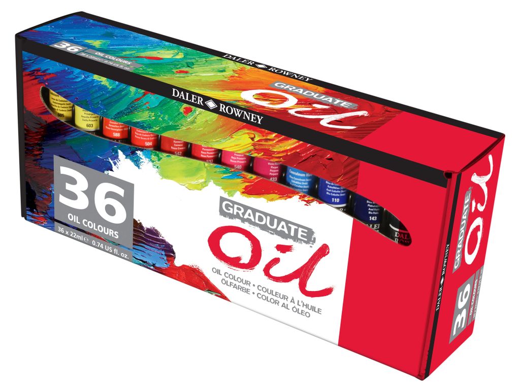 DALER ROWNEY Graduate Ölfarben-Set 36 x 22 ml Produktbild 