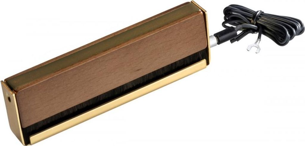 Pro-Ject Brush it Premium, Szczotka do płyt, Złoto, Drewno, Zdjęcie produktu 