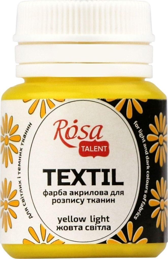 Colore per tessuti Rosa Talent Yellow Light (27) 20 ml 1 Immagine del prodotto 