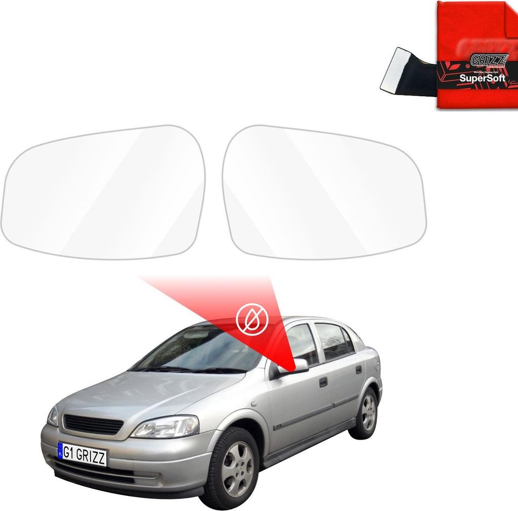 Regenschutzfolie Grizz Protector für Außenspiegel - Opel Astra G Hatchback 5D (1998-2009)
