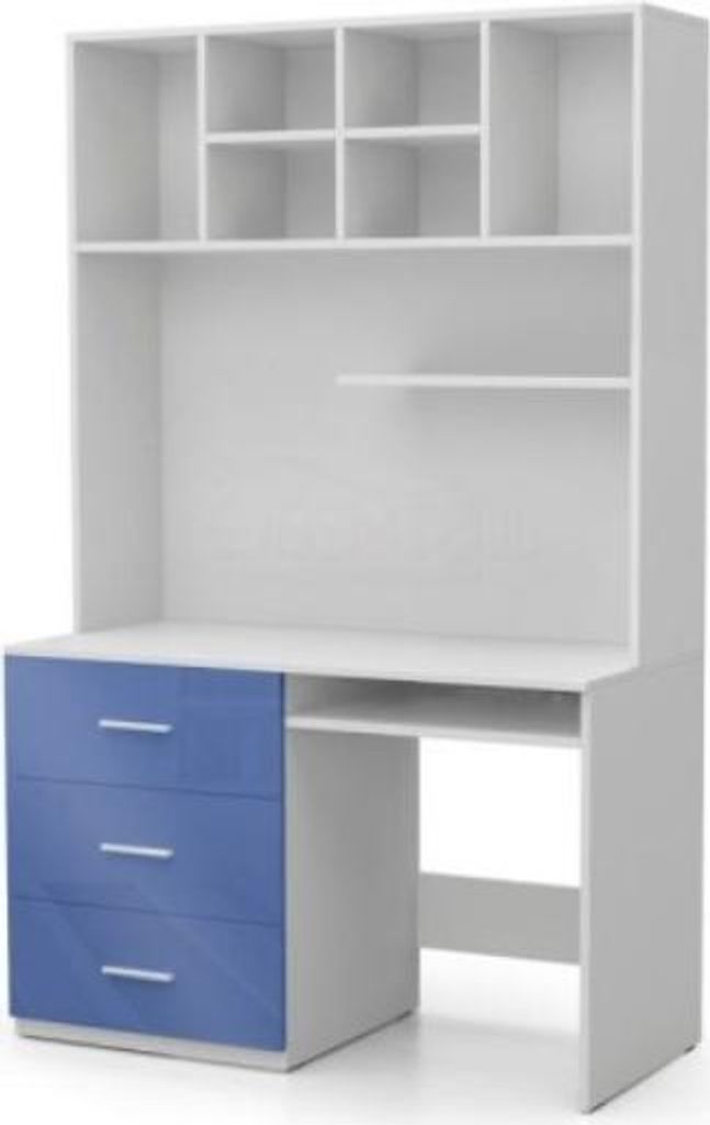 Schreibtisch Blau Tisch Büro Kinderzimmer Jugendzimmer Tische Neu Hochglanz