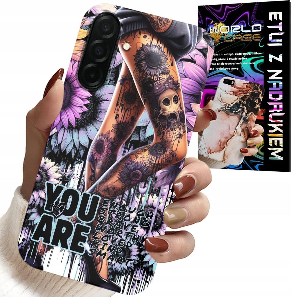 Fall Für Samsung Galaxy A56 5G - Feminine Designs Sie Sind Frau Mit Tattoo