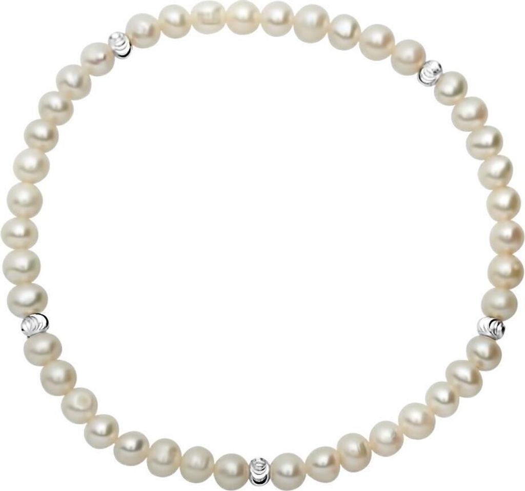 Schlicht-elegantes Armband aus echten Süßwasserperlen