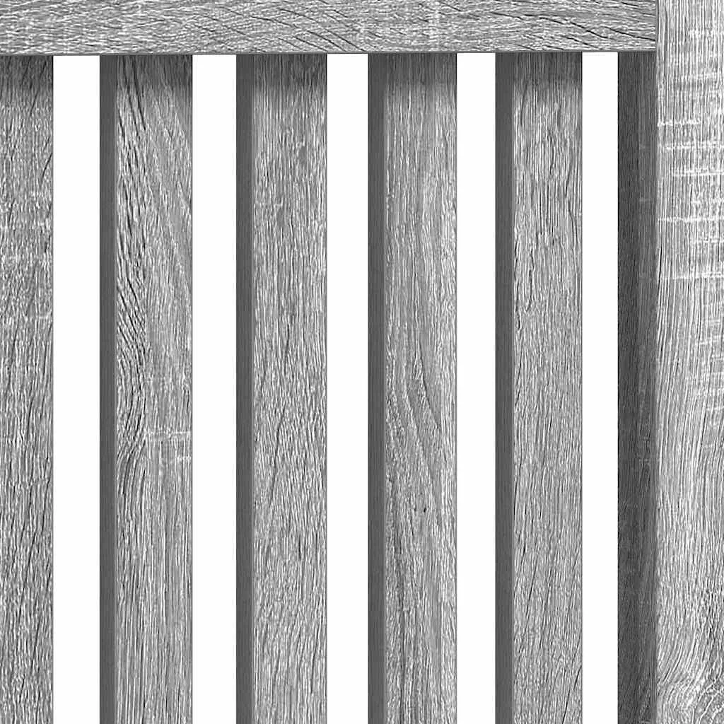 Cache-Radiateur Gris Sonoma avec Tablette Déco 172 cm - Finition Premium