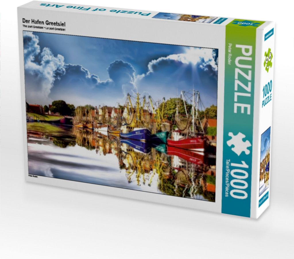 Calvendo Der Hafen Greetsiel 1000 Teile Puzzle quer 640x480mm, Roder Peter; 7303425