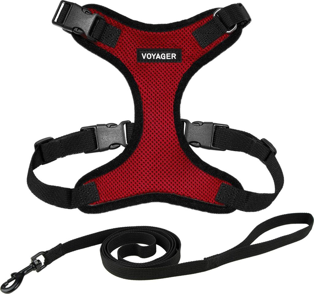 Voyager Step-in Lock Katzengeschirr und reflektierende Katzenleine mit Neoprengriff by Best Pet Supplies - Unterstützt kleine, mittelgroße und gr...