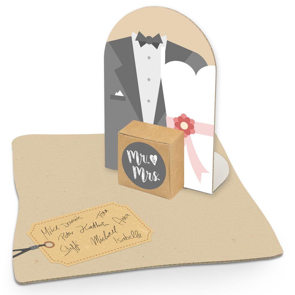 itenga Geldgeschenkverpackung Mr. & Mrs. Hochzeitspaar (Motiv 58)