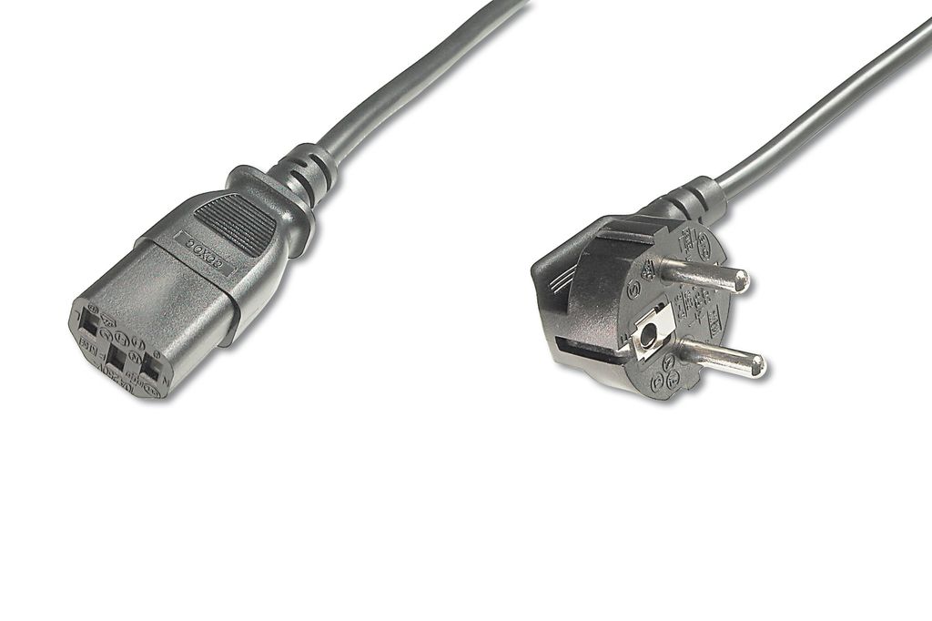 AK-440100-018-S Netzanschlusskabel, Schuko 90ø angewinkelt Image du produit 