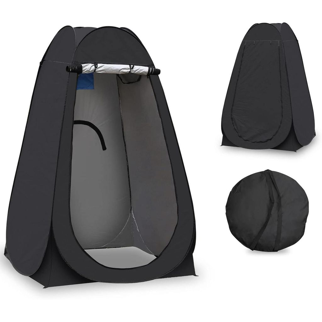 OKWISH Duschzelt Camping, Pop Up Toilettenzelt, Tragbares Produktbild 