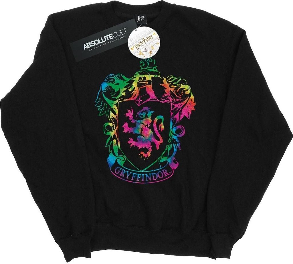 Harry Potter - "Gryffindor" Sweatshirt für Mädchen BI20481 (116) (Schwarz)