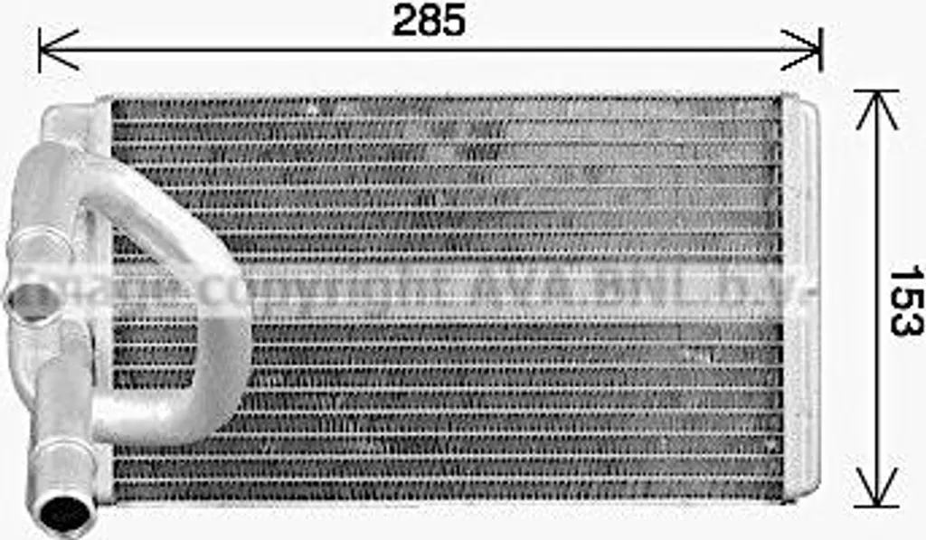 Radiateur de chauffage habitacle pour Nissan Pathfinder et NP300 AVA
