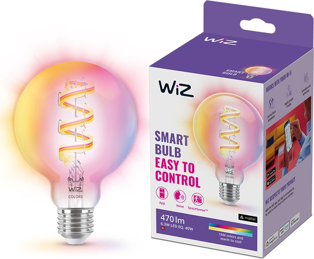 WiZ 8720169072190, Inteligentná žiarovka, Wi-Fi/Bluetooth, Obrázok produktu 