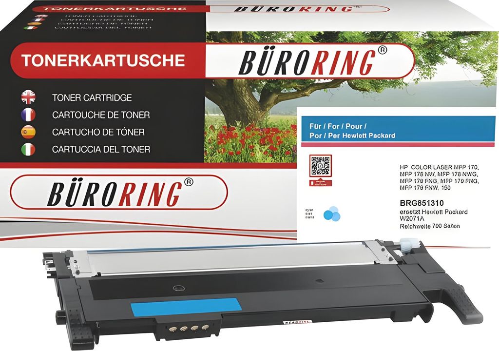 Toner 117A, für HP Color Laser 150 / 170 Serie, ersetzt HP W2071A,