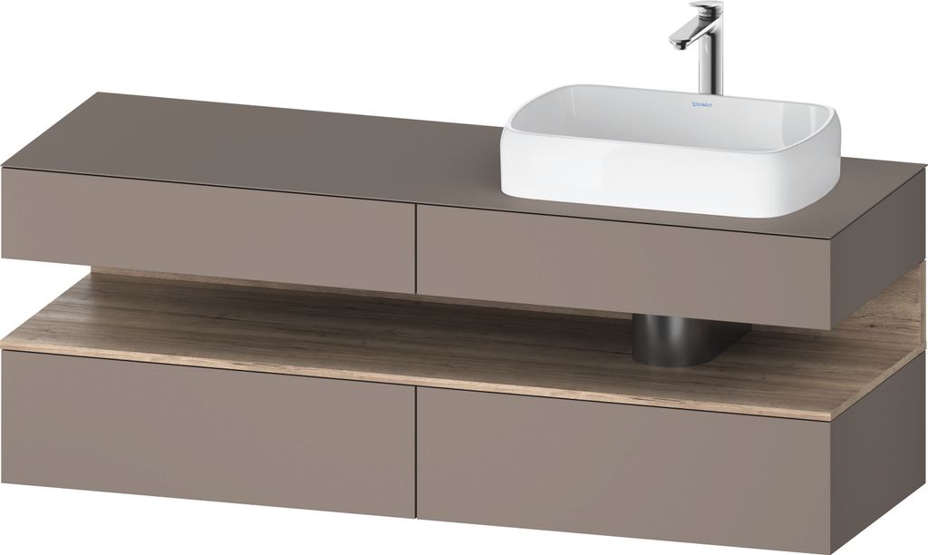 DURAVIT QA4778055430010 QTG KWTU WH Ek. 1600x550x600 bs. Mt.