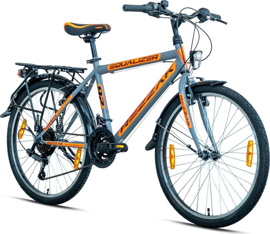 26 ' City Fahrrad Herren Fahrrad Jubgenfahrrad Straßenzugelassen Orange NEU