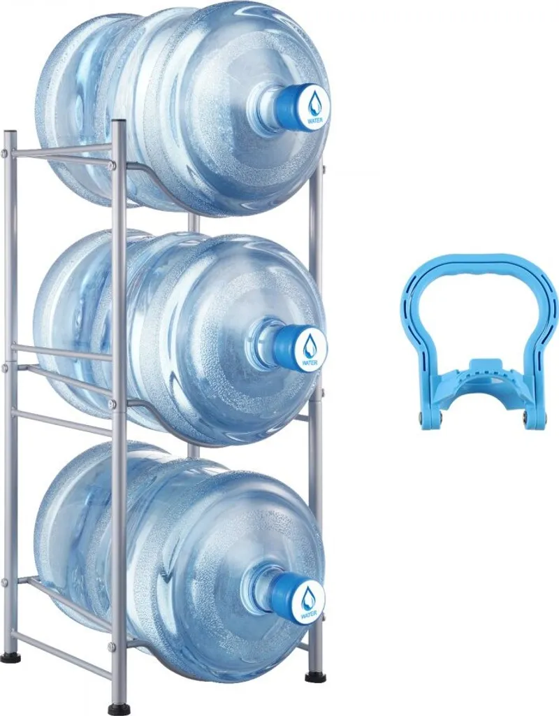 Support 3 pichets d'eau pour bureau et cuisine - Organisation facile