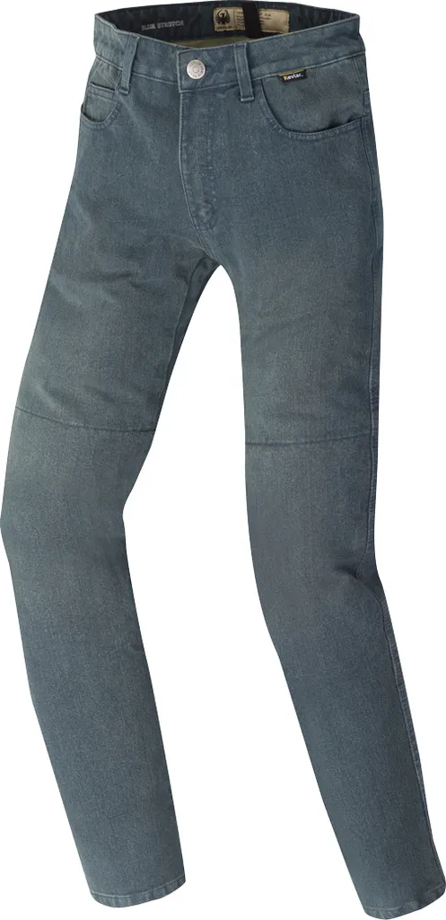 Jean moto Merlin Stretford gris bleu M : roulez protégé et stylé