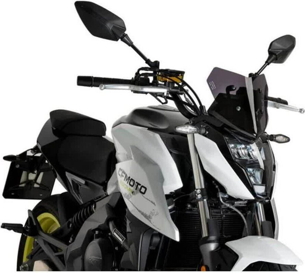 PUIG Dunkelrauch Naked Sport Windschutzscheibe für Cfmoto 650 nk