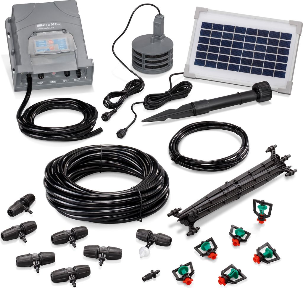 esotec Solar Bewässerungssystem WaterSprinkle Garten Bewässerung 101121