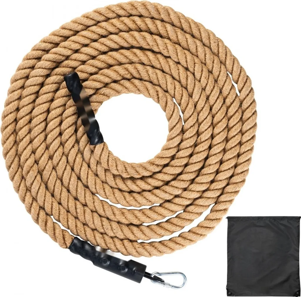 Corda Arrampicata Professionale 6,1m - Ideale per Home Gym e Box