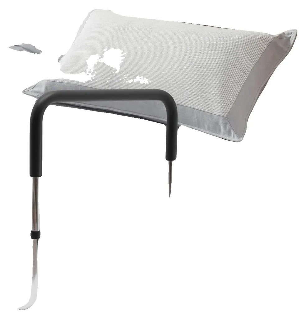 Barrière de lit en acier carbone 136kg 90x51cm pour adulte et senior