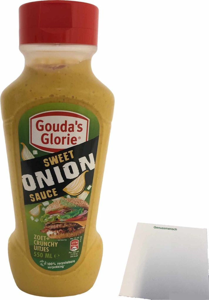 Gouda's Glorie Sweet Onion Sauce (550ml Flasche) + usy Produktbild 