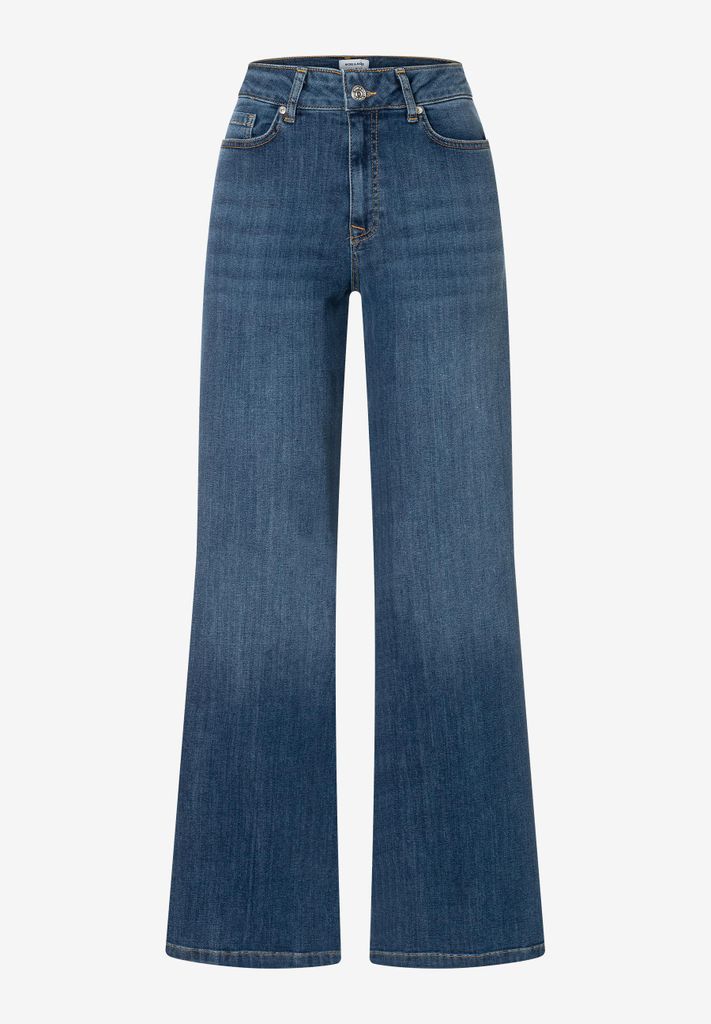 MORE & MORE Five-Pocket Marlene 0962 middle blue 44 Produktbild 