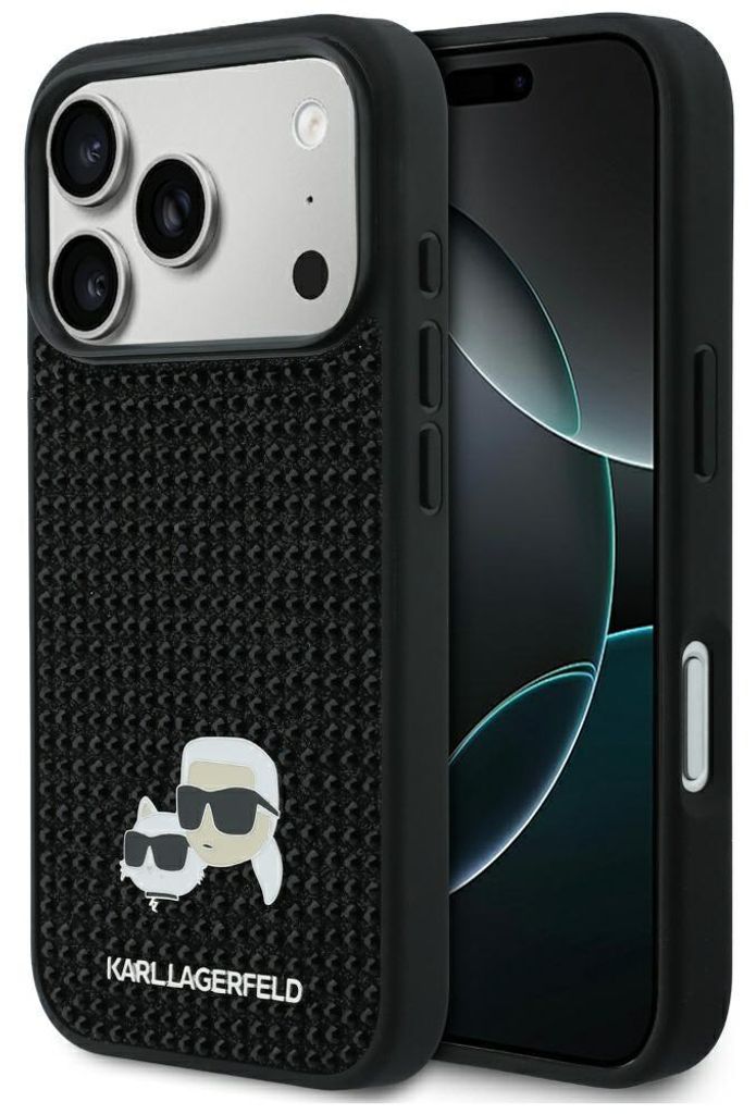Puzdro Karl Lagerfeld s kryštálmi Karl&Choupette pre iPhone Obrázok produktu 
