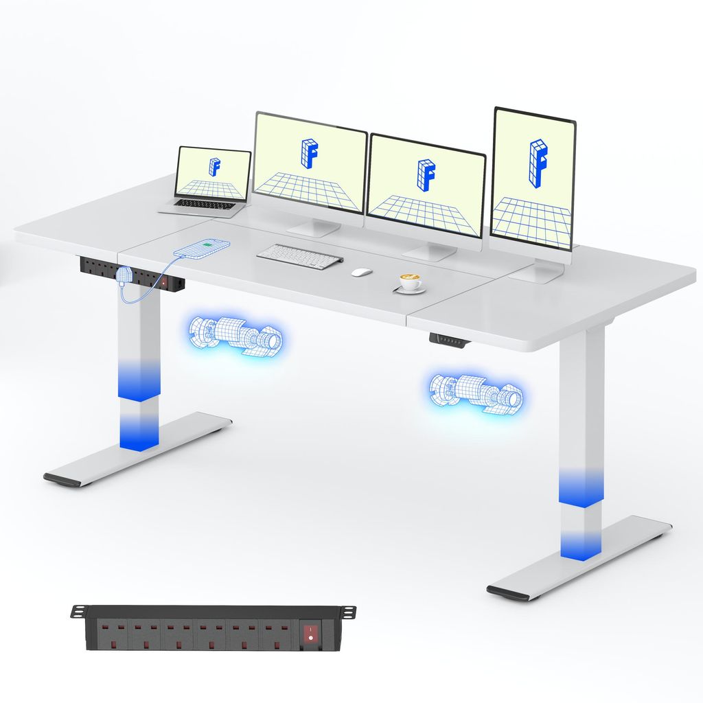 FLEXISPOT QB2 Höhenverstellbarer Schreibtisch Elektrisch Produktbild 
