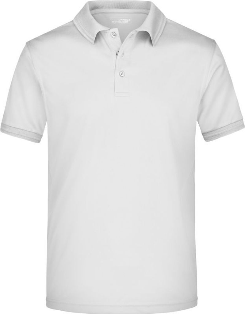 Funktionelles Polo für Freizeit und Sport white, Gr. S