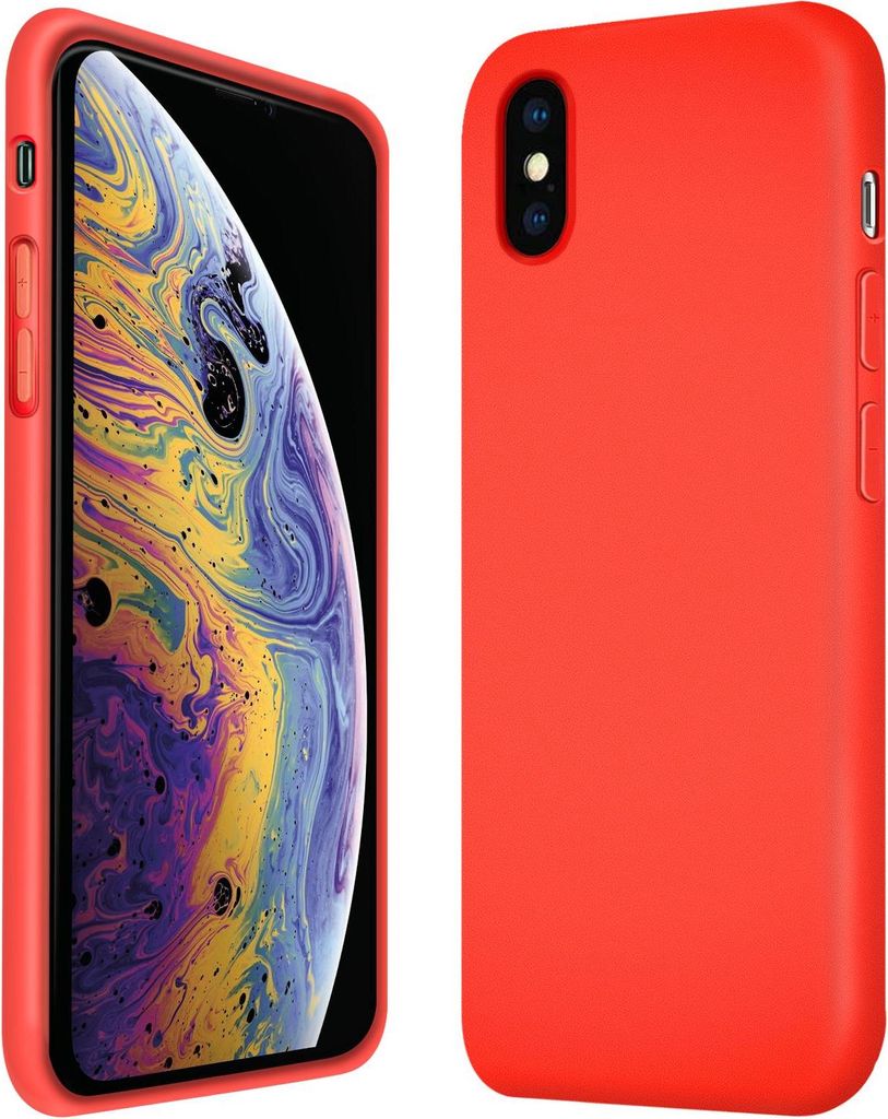 Hülle Apple iPhone X / XS Handy Schutz Cover Silikon Gel Produktbild 