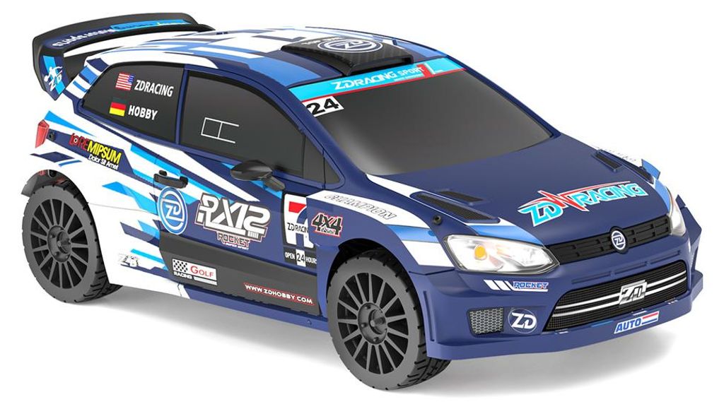 ZD Racing RX12 1:12 RTR RC Drift Rally Auto 4WD 2.4GHz, 80 Produktbild 