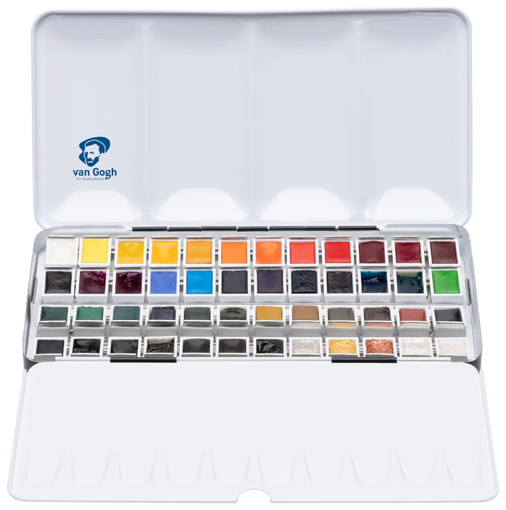 Aquarelle Van Gogh 48 godets : la palette complète pour tous artistes