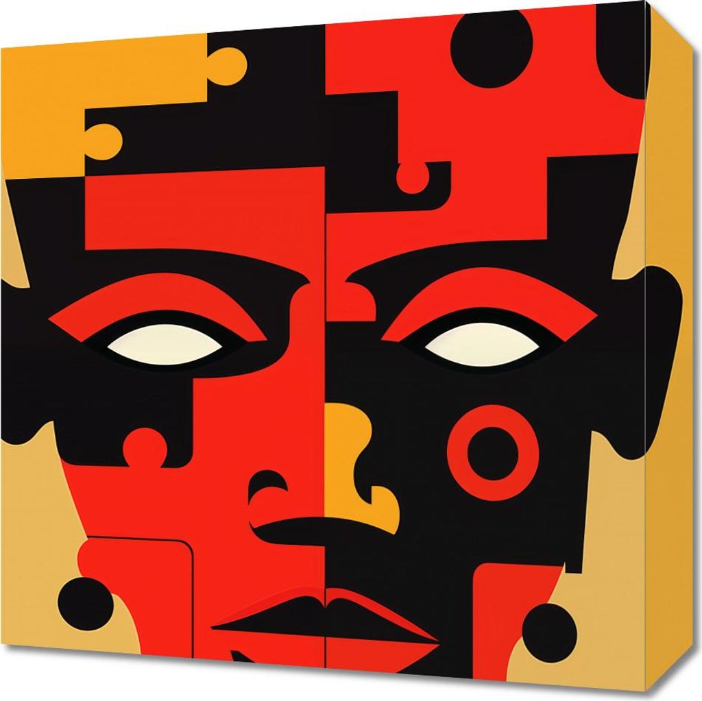 Bild 40x40cm Puzzle der Identität
