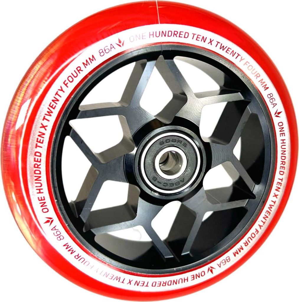 Blunt Stunt-Scooter Rolle Diamond 110mm Schwarz/PU Smoke Rot