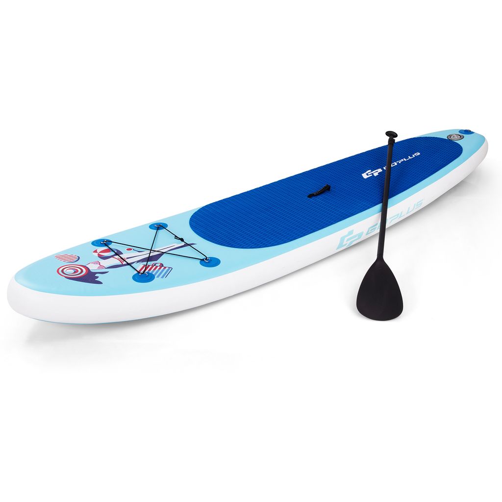 305cm Stand Up Paddle Board Aufblasbares SUP Board Wassersport mit Paddel Pumpe