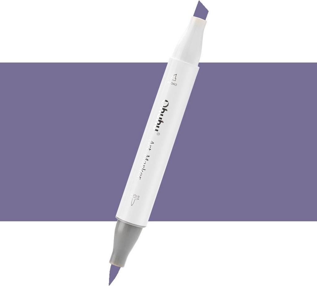 Marqueur à alcool double face OHUHU Brush & Chisel, V450 Image du produit 