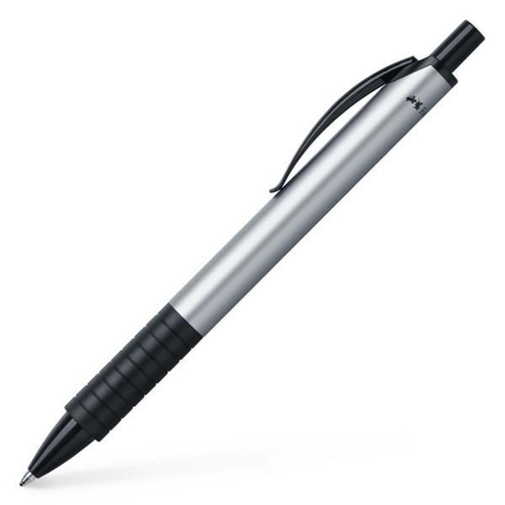FABER-CASTELL Druckkugelschreiber BASIC silber