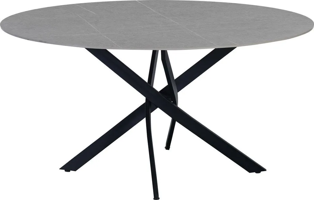 Table d'Appoint Ronde 4 Personnes pour Petit Balcon ou Cuisine Grise