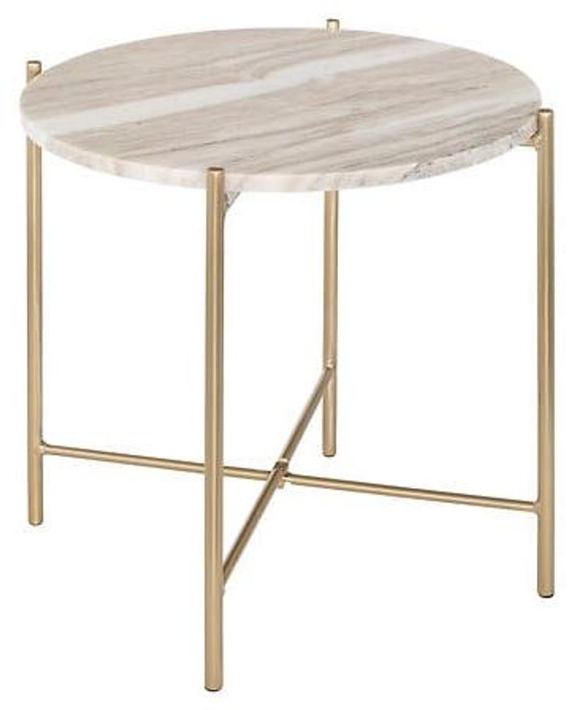 Couchtisch Mesta, Durchmesser 50,5 cm, Marmor
