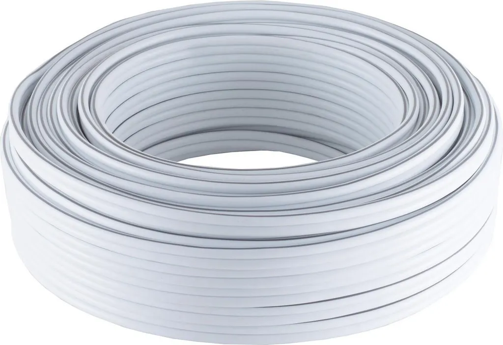 Câble Haut-Parleur 10m Blanc 24x0,20 CCA Section 0,75mm² Flexible