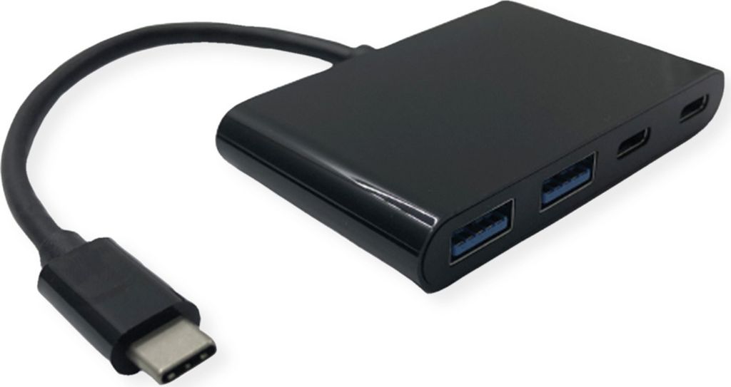 VALUE USB 3.2 Gen 2 Hub, 4fach (2x A+ 2x C), Typ C Produktbild 