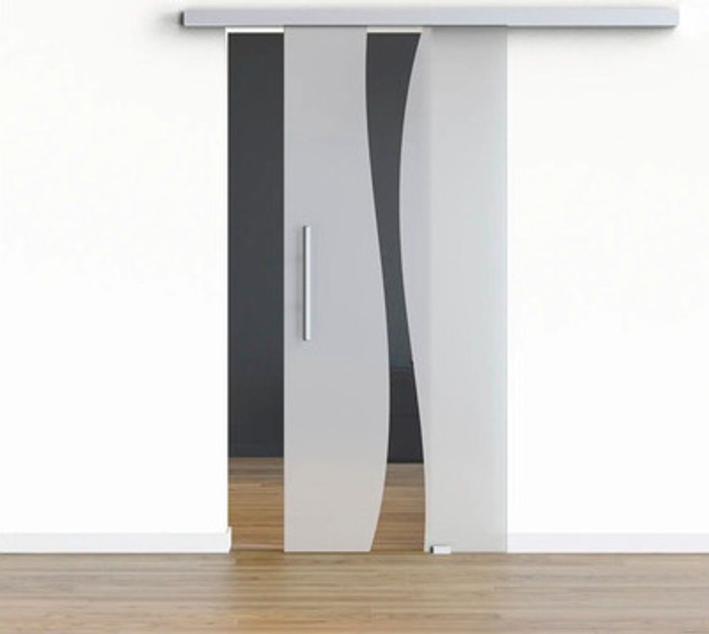Pertura Glasschiebetür Glera Breeze für Beschlag Selir 775x2050 mm mit Stangengriffbohrung
