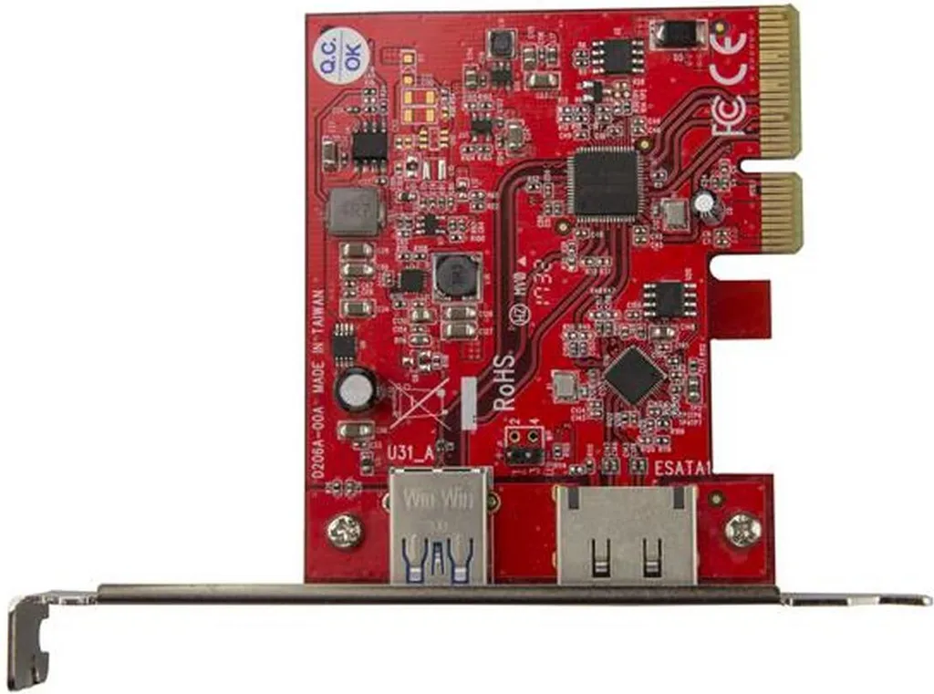 Carte d'extension PCI Express USB 3.1 10Gbps StarTech.com PEXUSB311A1E