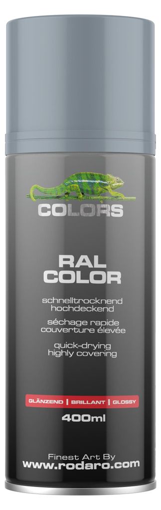 COLORS Sprühlack - 400ml Spraydose | RAL7001 - Silbergrau Produktbild 