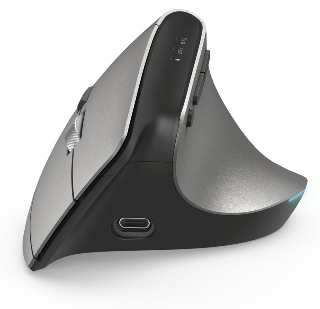 Hama Ergonomische Vertikalmaus EMW-700, Anthrazit Produktbild 