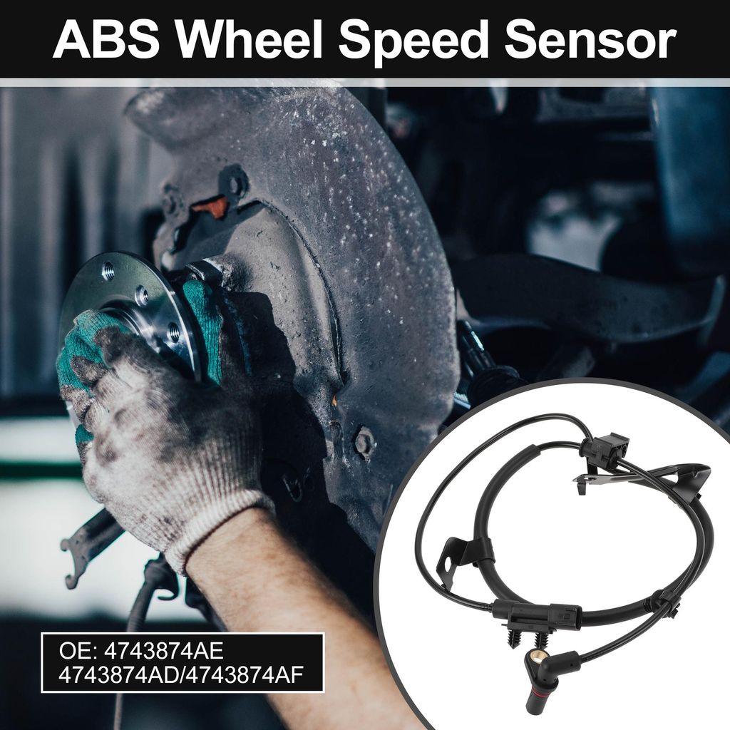 ABS Raddrehzahlsensor-Kit Nr. 4743874AE/4743874AD/4743874AF, hinten rechts, ABS-Sensor-Set für Dodg Journey 2009-2020
