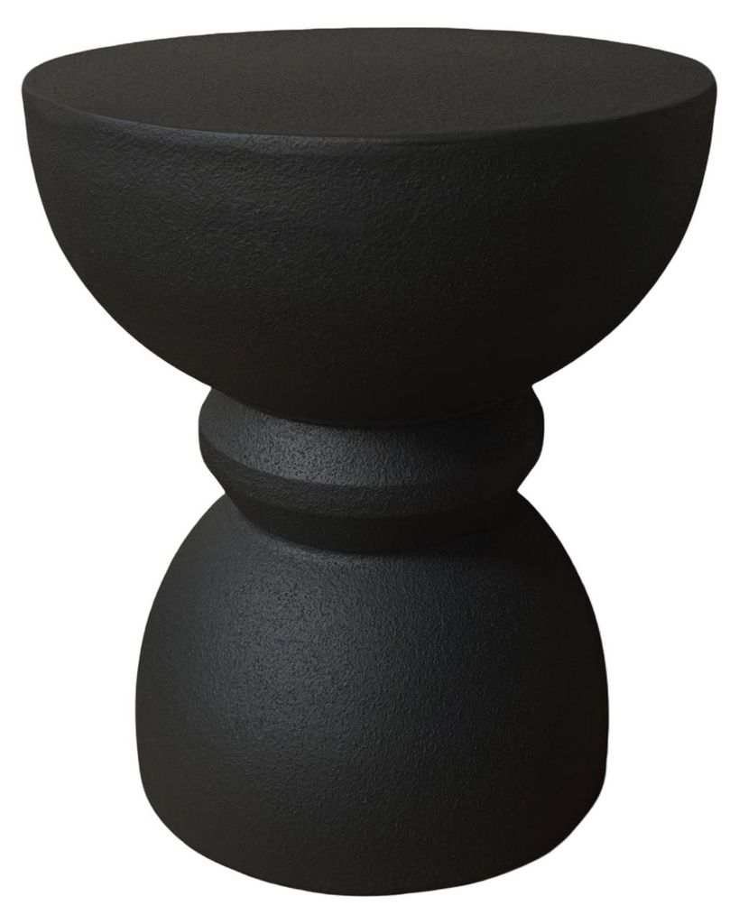 Table basse moderne Rebecca Mobili Basalt 42,5 x 35 x 35 cm Image du produit 